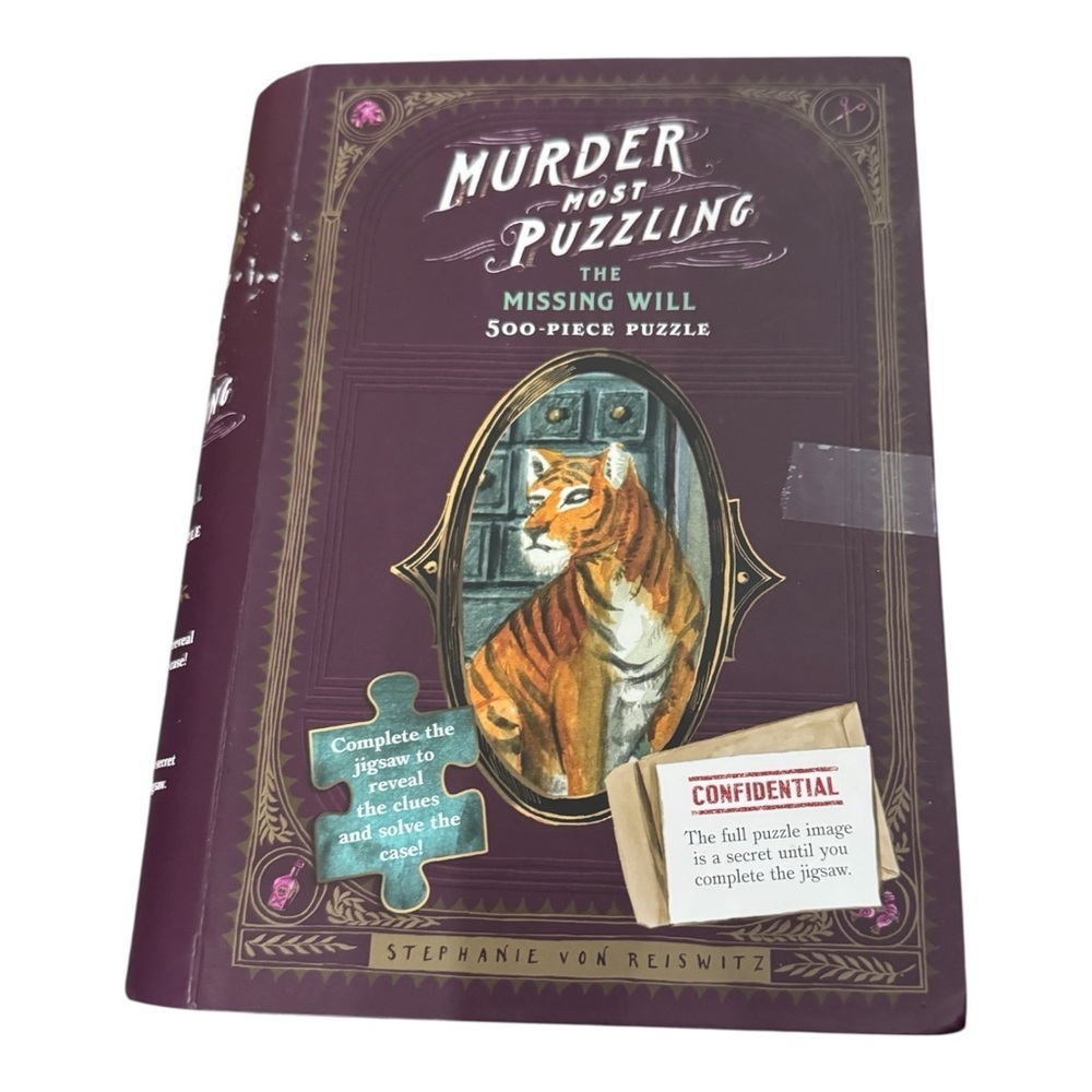 Murder Most Puzzling: The Missing Will 500-Piece Mystery Jigsaw Puzzle |